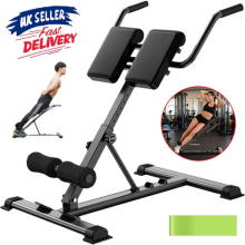 Home Fitness Workout Roman Chair Hyperextension Back Extension Bench Foldab