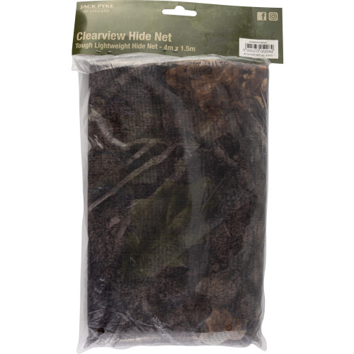 JACK PYKE JACK PYKE Clearview Hide Net English Oak Evolution 4 x 1.5 Meters 13' 1" x 4' 11" 1