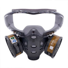 Full Face Gas Mask Paint Spray Chemical Factory Respirator Safety WorkGoggl