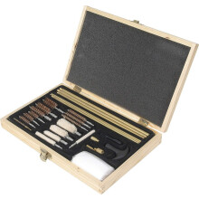 JACK PYKE Universal Rifle Shotgun Gun Cleaning Kit in Wooden Box