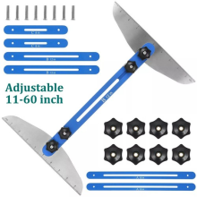 Stair Tread Template Tool 1160 Adjustable Length Stair Measuring Tool wWren