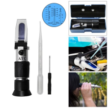 Handheld Refractometer Car Antifreeze Battery Acid Engine Coolant Tester To