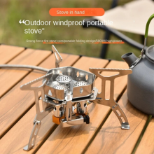Outdoor Picnic Gas Burner Camping Hiking Fishing Mini Butane Stove Cooker B