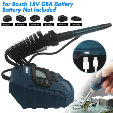 60W Cordless Soldering Iron Station USB Type C Port For Bosch 18V GBA Batt