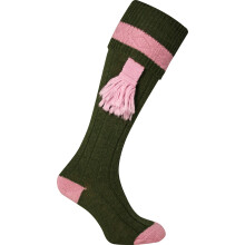 JACK PYKE Ladies Shooting Socks Pink 5 - 8 UK