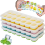 4PCS Silicone Ice Cube Trays Stackable Easy-Release BPA Free Cocktail Freezer 1