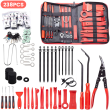 238pc Car Trim Removal Pry Tool Set - Molding Panel Door Dash Interior Clip Kit