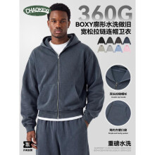 (Clear Blue Orchid, XL        1pcs) CKX Men's Heavyweight Fleece Zip Hoodie