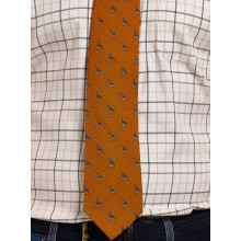 JACK PYKE Partridge Silk Tie Mustard