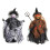 (brown) Halloween Decorations Ghost Pumpkin Tree Topper Star Tabletop Figure Spooky Ornaments 1