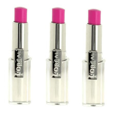 3 Pcs L'Oreal Rouge Caresse Lipstick - Cheeky Magenta 07