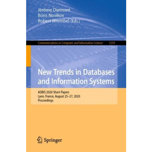 New Trends in Databases and Information Systems ADBIS 2020 Short Paper