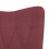 VidaXL vidaXL Schaukelstuhl mit Hocker Stoff Weinrot 9
