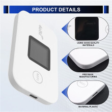 Roteador WIFI de Ponto de Acesso Móvel 4G/5G Roteador 4G LTE Repetidor Modem de Bolso com Slot para Cartão SIM Ampla Cobertura Versão Asiática