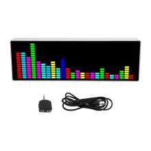 Colorful RGB LED Music Spectrum USB Voice Control Control Dual Mode Electronic Clock Display