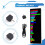 Colorful RGB LED Music Spectrum USB Voice Control  Control Dual Mode Electronic Clock Display 6