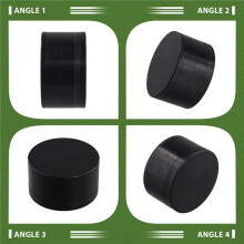 Grinder for Large Black 3.0 Inch 4 Layers, Spice Grinder, Food Mill Zinc Alloy Smooth Grinding