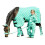 (Small Pony, Green) Supreme Products Dotty Boots (Pack of 4) 2