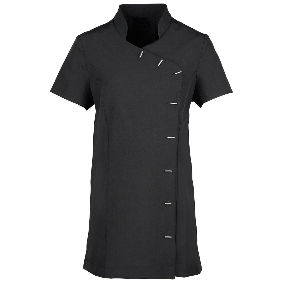 Premier (8 Uk, Black) Womens/Ladies Orchid Short-Sleeved Tunic