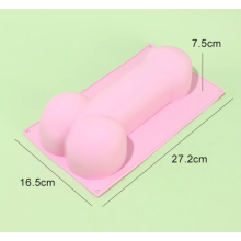 Silicone Cake Chocolate Large Mould Penis Willy Baking Decorating 3D UK