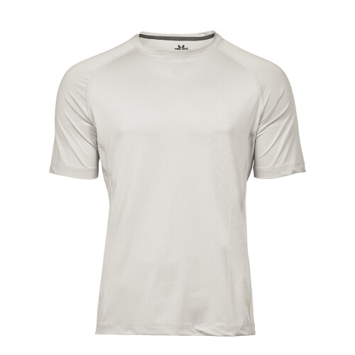 (S, Cement) Tee Jays Mens CoolDry T-Shirt