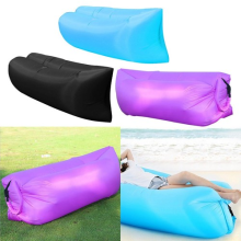 Lazy Inflatable Sofa Outdoor Air Bed Lounger Sofa Sack Hangout Camping Beach Bag