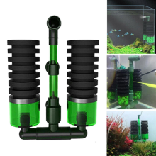 Foam Double Head Fish Tank Sponge Filte Air Driven Aquarium Biochemical Sponge