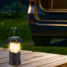 2X LED Portable Camping Torch Battery Operated Lantern Tent Lamp Night Light