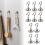 10Pack Magnetic Hooks Strong Magnet Hanger Hold Neodymium Hook Heavy Duty Silver 1