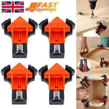 4x 90 Degree Right Angle Clamps Corner Clamp Wood-working Carpenter Tools UK