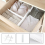 24PCS DIY Drawer Divider Household Storage Organizer Adjustable Draw Separators 3