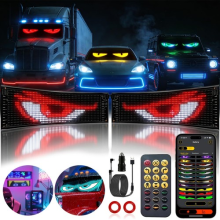 2X Devil Eyes Devil Eyes Light Devil Eye LED Light Dynamic Waterproof for Car