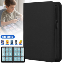 Card Binder Album Card Binder Side-Loading Double Sided For Trading Card Storage