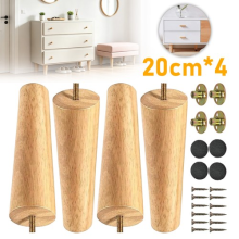 4x Tapered Table Legs Replacement Replacement Wood Furniture Sofa Legs For Chair