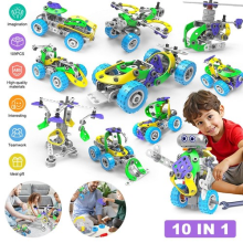 New Building Block Toy Set With 10 Different Models Stem Construction Toy Gift