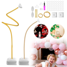 Balloon Arch Stand Balloon Arch Frame Backdrop Stand Free Bend DIY Free Standing