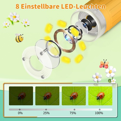 Educational Toy Portable Microscope Microscope 3.0 Inch Screen Mini For Children 2