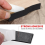 2 Rolls Felt Strip Roll Felt Tape Roll Self Adhesive Multipurpose Soundproofing 4
