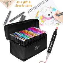 NEW Dual Tip Twin Marker Pen Set For Copic Drawing Artist Sketch 120 Colours UK