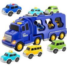 Toddler Truck Boy Toys for Kids 1-6 Years Friction Power Vehicle 5 IN 1 Car Toys