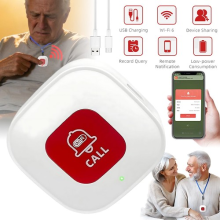 SOS Emergency Button Caregiver Pager Panic Button App Control Portable WiFi