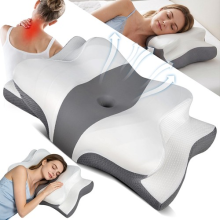Memory Foam Pillow Cervical Pillow Ergonomic Anti Snoring For Neck Pain Relief