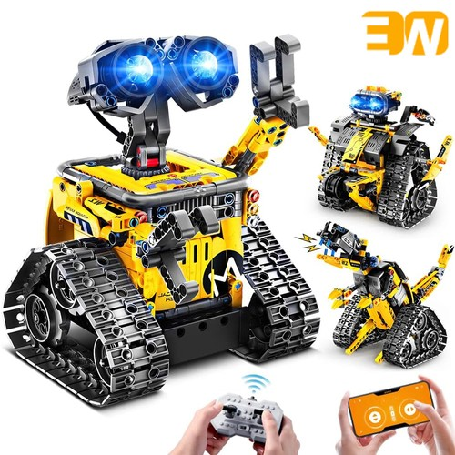 Robot Toy 4in 1 Wall Robot Building STEM Project Remote & APP Controlled Creator