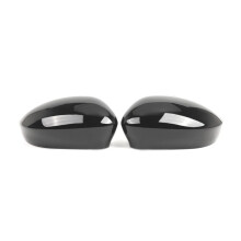Rearview Mirror Cover Side Wing Mirror Cap for 500 2007-2023 735452185 735452186 Gloss Black