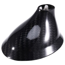 Real Hard Carbon Fiber Car Antenna Fin Cover Roof Fin Antenna Cover Sticker for 500 Abarth 595 2012+