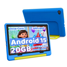 Kids Tablet 10 inch Android 15 Octa-Core 20GB RAM+64GB ROM, 1280 * 800 IPS,Touch