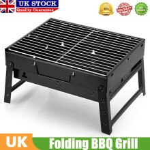 Compact BBQ Grill Charcoal Barbecue Firepit Outdoor Camping Picnic Folding Stove