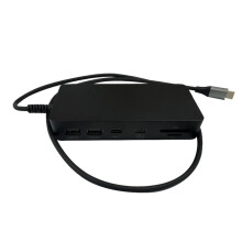 11-In-1 Dock Station Docking USB C Hub USB 4K 30Hz -Compatibel VGA PD 100W RJ45 Ethernet voor Surface Pro 7/8/9/X