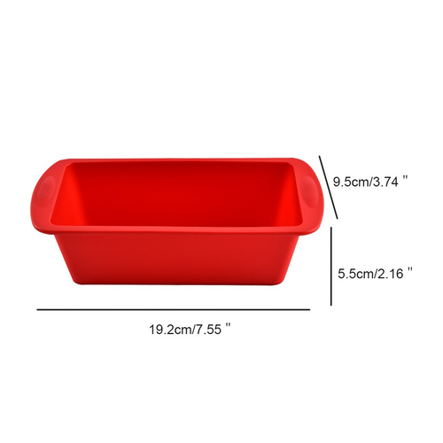 4pcs Silicone Non-stick Cake Baking Mold Toast Bread Loaf Bakeware Fine Durable 1