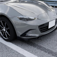 Front Rear Bumper Cover Trim Wind Knife Fog Lamp Trim for MX-5 Miata ND 2016+ Car Accessories (Black)